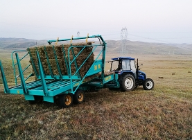 方草捆捡拾堆垛机
